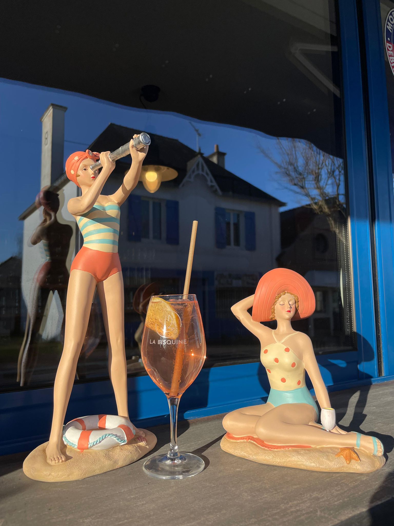 Ambiance bord de mer devant La Bisquine à Pénestin